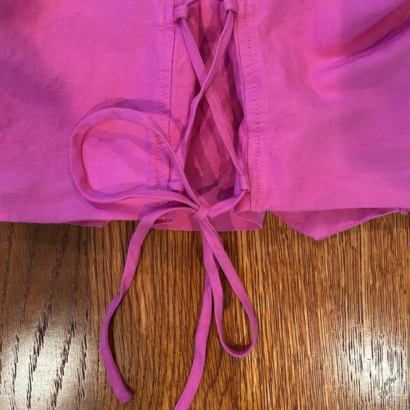 Free People Cropped Reisling Vest Pink Rose - Size M - Picture 5 of 7